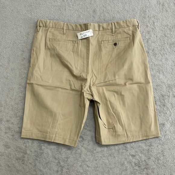 NEW Lands' End Men's Size 40 Traditional Fit Chino Shorts Khaki 11 Inch Inseam - Picture 4 of 10